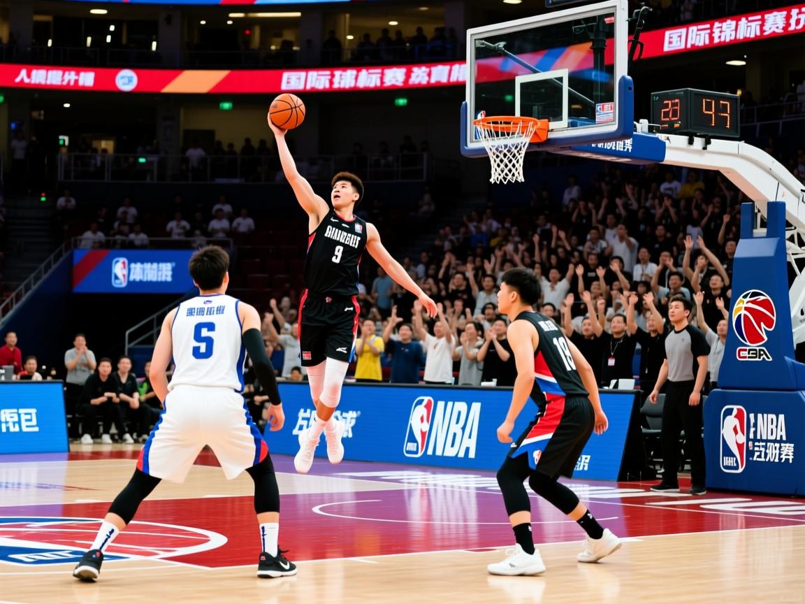 外援大秀球技！国际篮球锦标赛观众欢呼  第2张