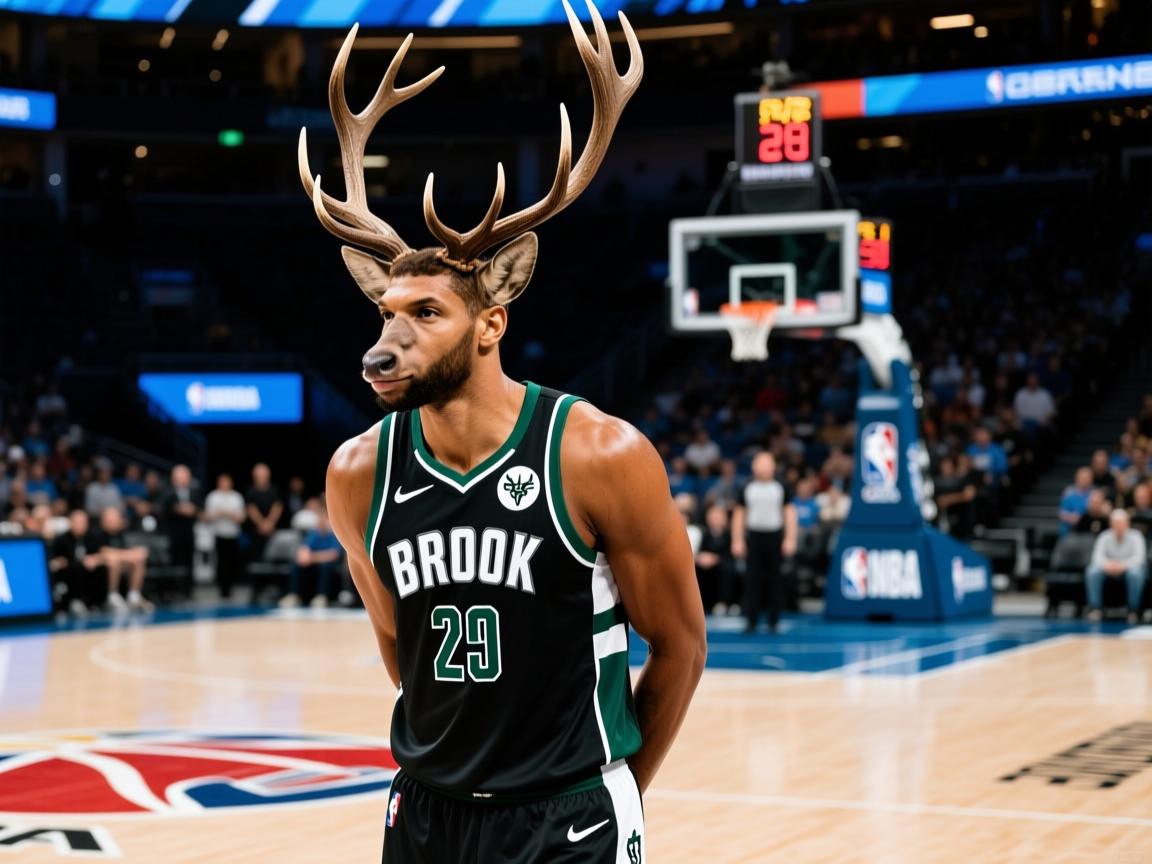 雄鹿队球员布鲁克·洛佩斯因伤缺席一周比赛